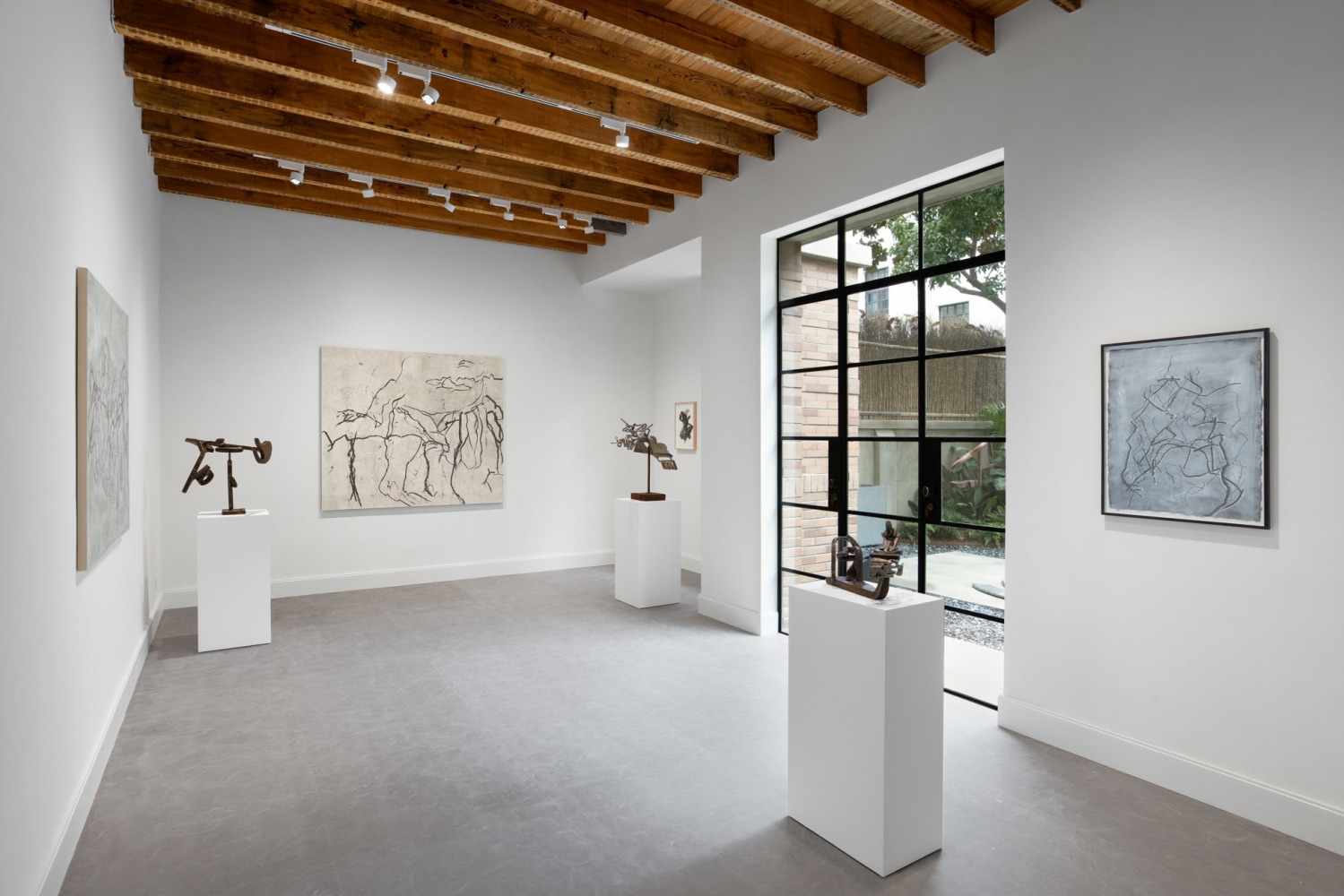 Installation view, Resonance: A Group Exhibition, Paula Cooper Gallery’s special project at No. 30 Yuhua New Village, Shanghai, November 6 - December 26, 2024. Courtesy Paula Cooper Gallery. Photo: LING