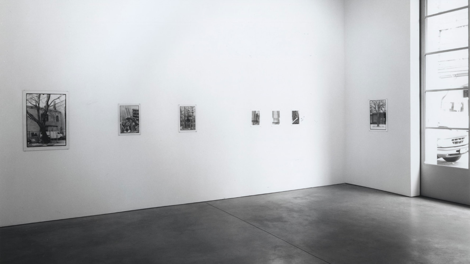 Installation view, Recent Photographs, Paula Cooper Gallery, 534 W 21st Street, New York. January 9 - February 13, 1999. © Zoe Leonard. Courtesy Paula Cooper Gallery, New York. Photo: Dorothy Zeidman.