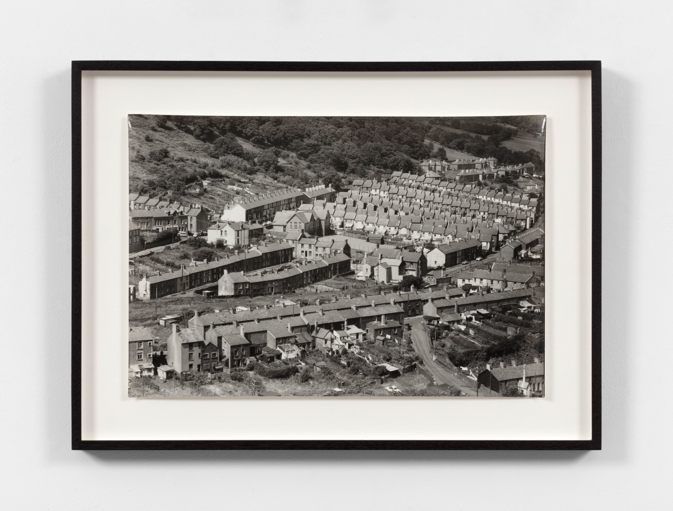 Bernd & Hilla Becher Mining Town, South Wales, Great Britain, 1966 gelatin silver print 10 1/2 x 15 1/2 in. (26.7 x 39.4 cm) frame: 14 3/8 x 19 5/8 x 1 1/4 in. (36.5 x 49.8 x 3.2 cm)