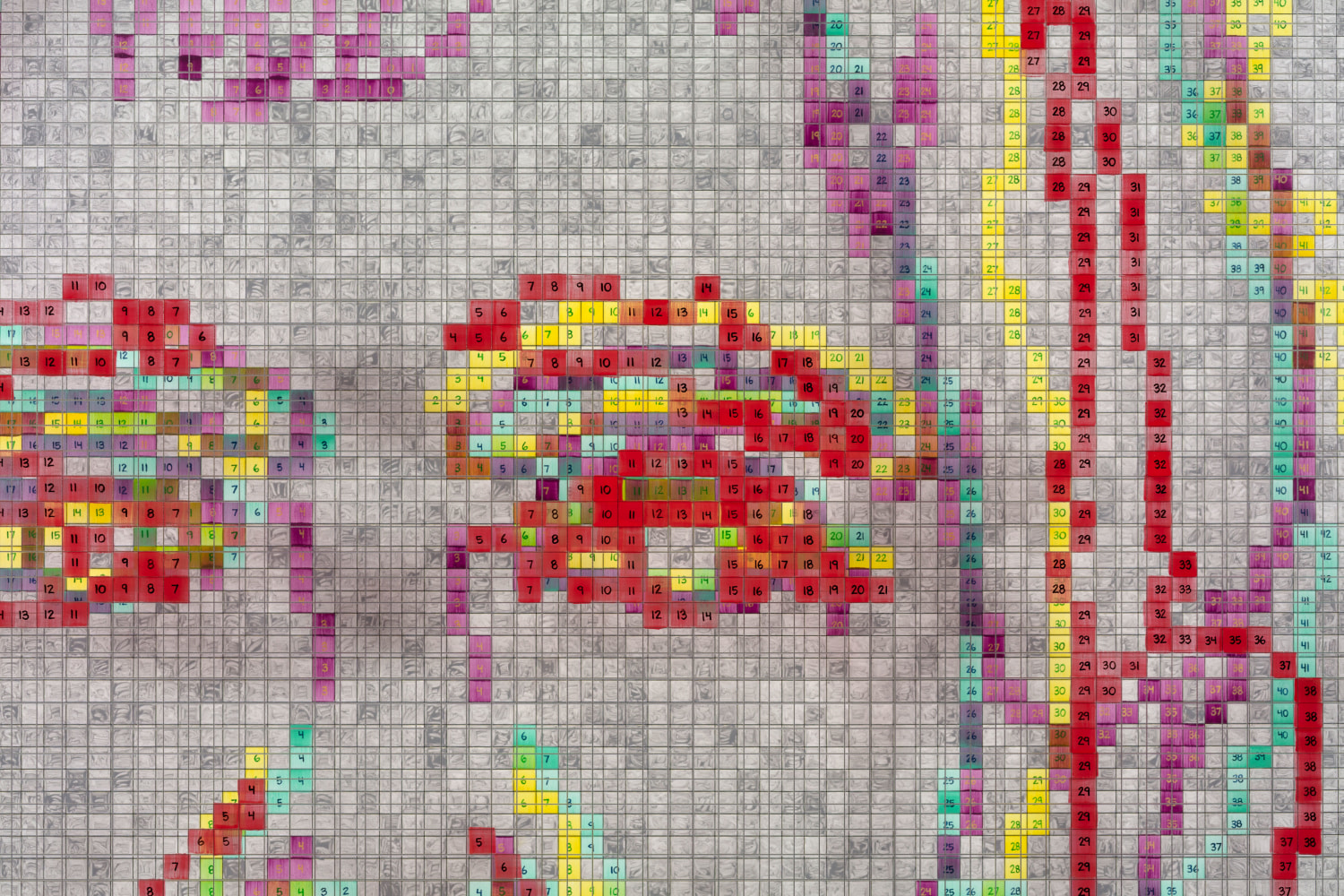 Faces 1: Identity Politics, #4, W.E.B. Du Bois, (detail), 2018 acrylic sheet, acrylic paint, lacquer, wood 74 x 59 1/8 x 5 3/4 in. (188 x 150.2 x 14.6 cm)