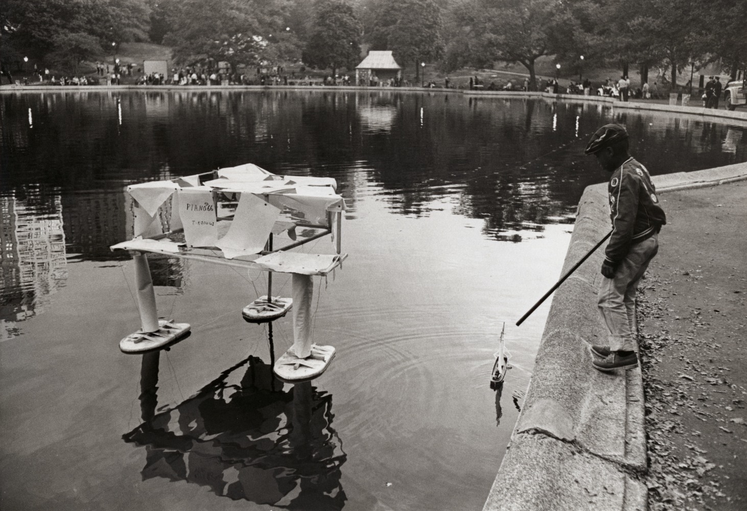 Peter Moore Takehisa Kosugi's, "Piano '66," 4th Annual New York Avant Garde Festival, Central Park, 1966