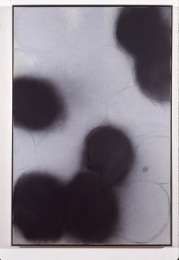 Tony Smith &quot;Untitled&quot; 1956 Oil on canvas 36 3/16&quot; x 24&quot;