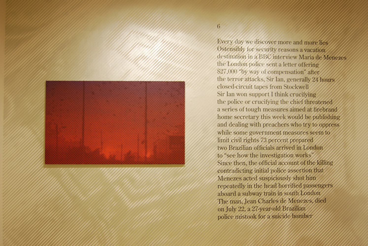 Installation view, JUDGE, Paula Cooper Gallery, 465 W 23rd Street, New York. September 4 - September 22, 2007.