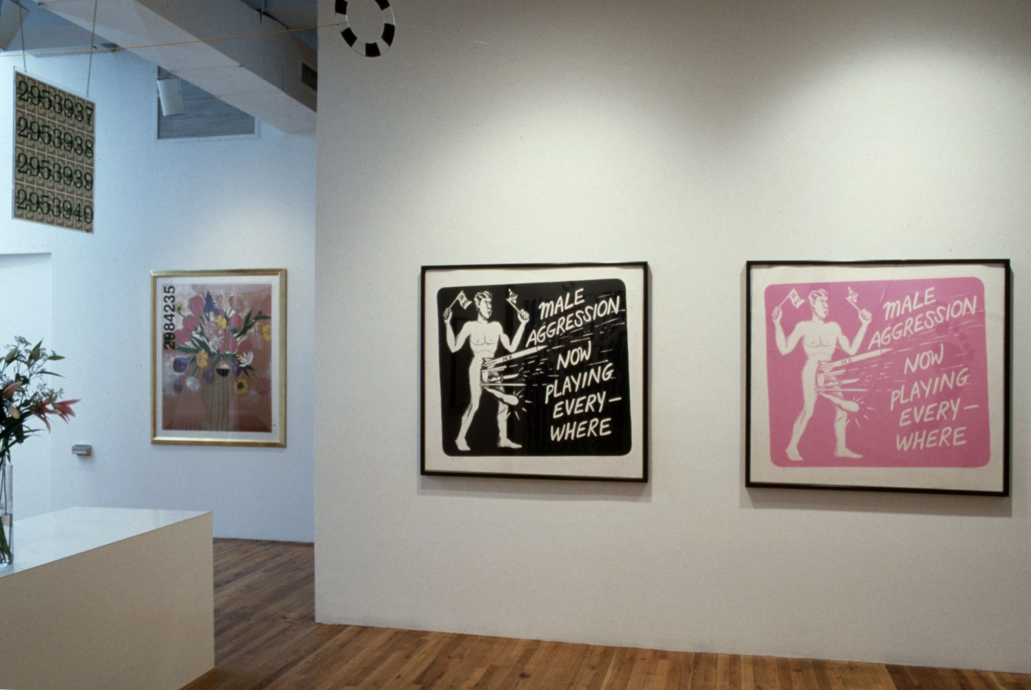 Installation view, Recent Prints Published by Gemini G.E.L, Paula Cooper Gallery, 155 Wooster Street, New York, September 4 - 27, 1986. © Jonathan Borofsky. Courtesy Paula Cooper Gallery, New York. Photo: D. James Dee.