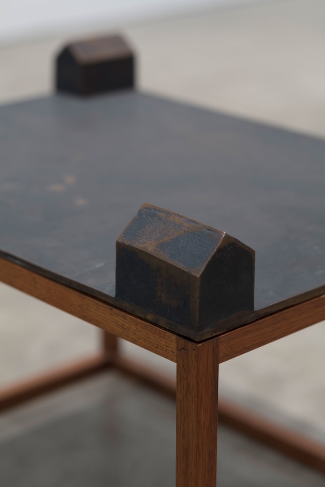 Joel Shapiro Untitled, (detail), 1978, bronze 2 3/4 x 23 7/16 x 17 1/8 inches (7 x 76.2 x 43.5 cm)