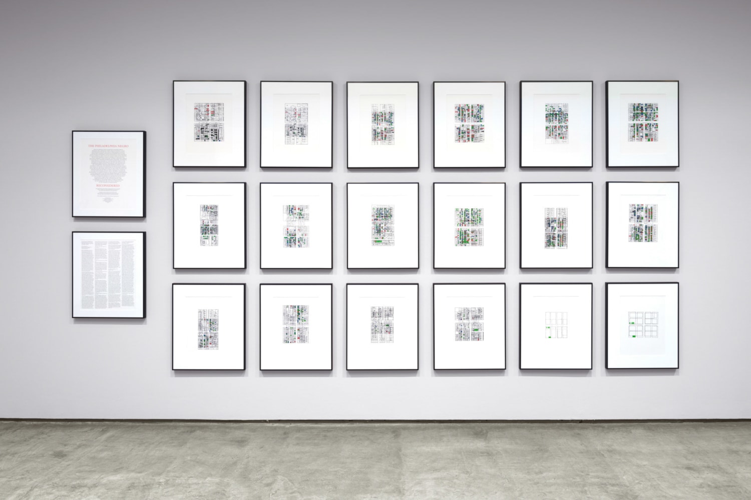 Terry Adkins The Philadelphia Negro Reconsidered, 2012 portfolio of 18 silkscreen prints on paper and 2 text pages paper: 20 x 16 in. (53.3 x 43.2 cm) Edition 14 of 18