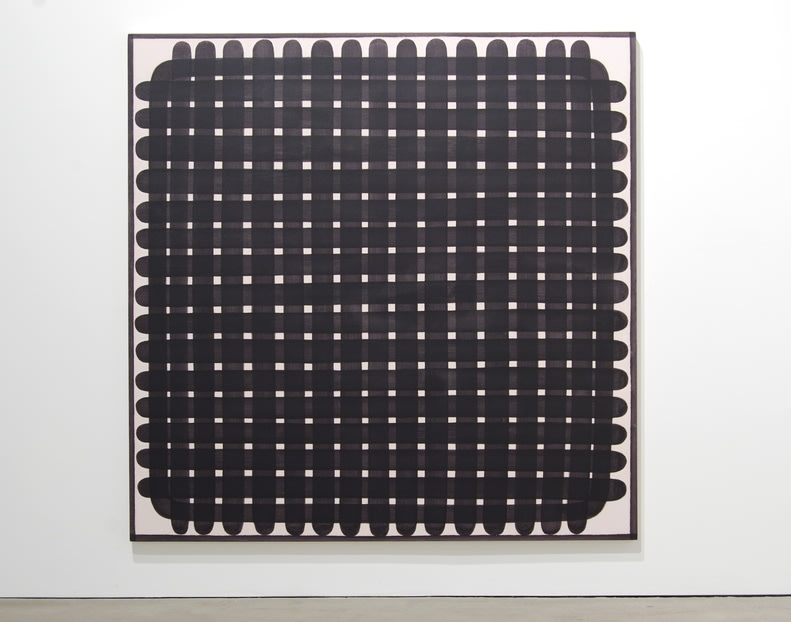 Dan Walsh "Statement" 2007 Acrylic on canvas 70 x 70 in.