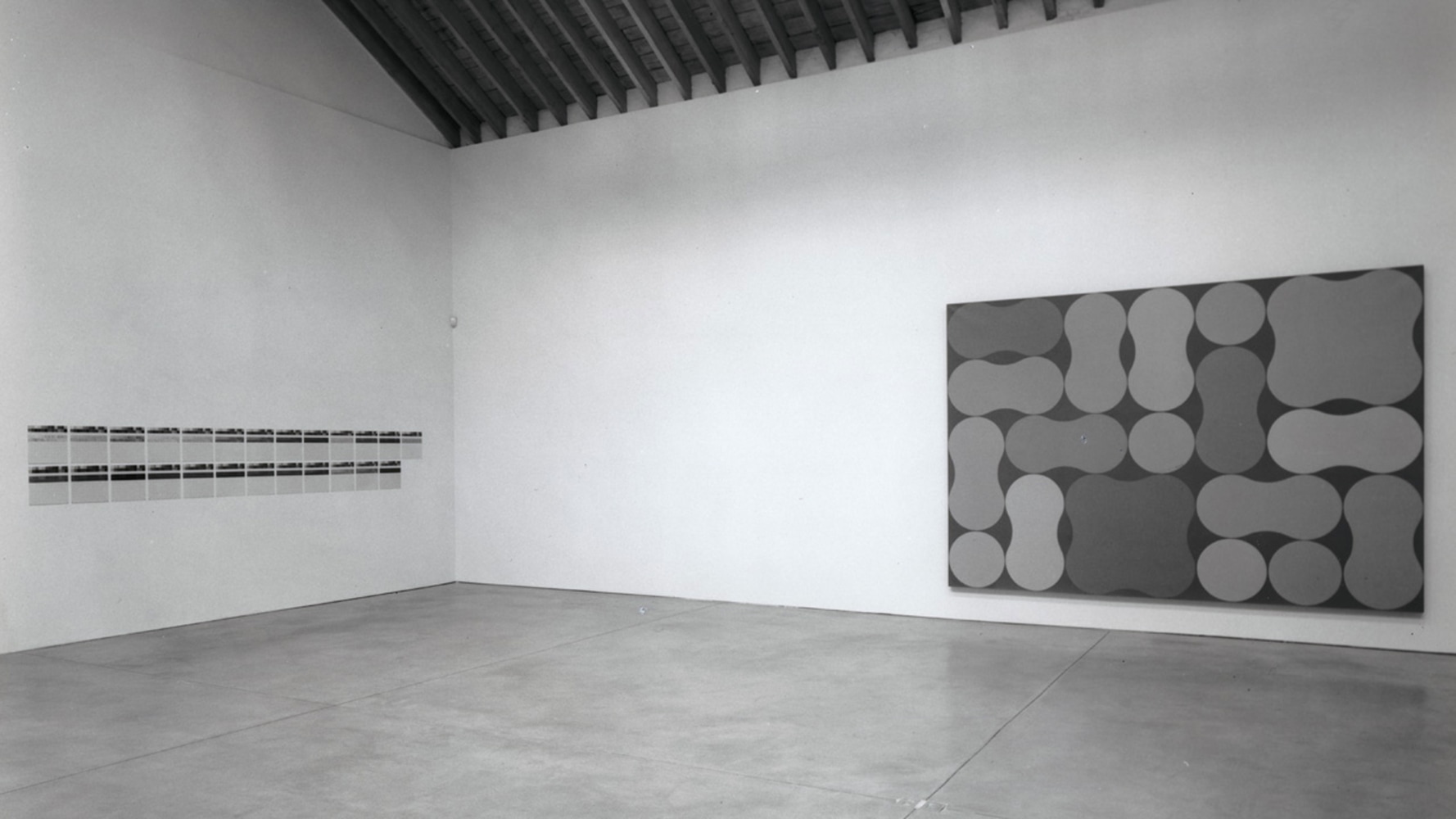 Installation view, Paintings: A Selected View, Paula Cooper Gallery, 534 W 21st Street, New York. March 26 - April 24, 1999. Photo: Adam Reich.