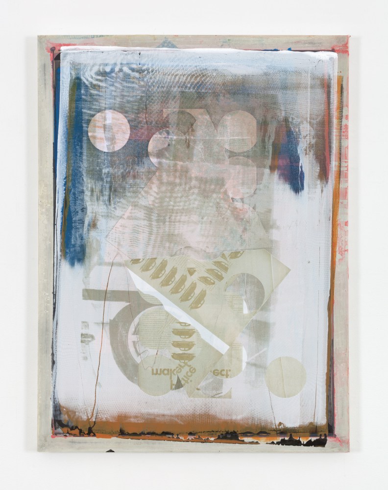 Kelley Walker Screen to Screen 30x40_10, 2013 acrylic ink on silkscreen on aluminum frame 40 x 30 in. (101.6 x 76.2 cm)