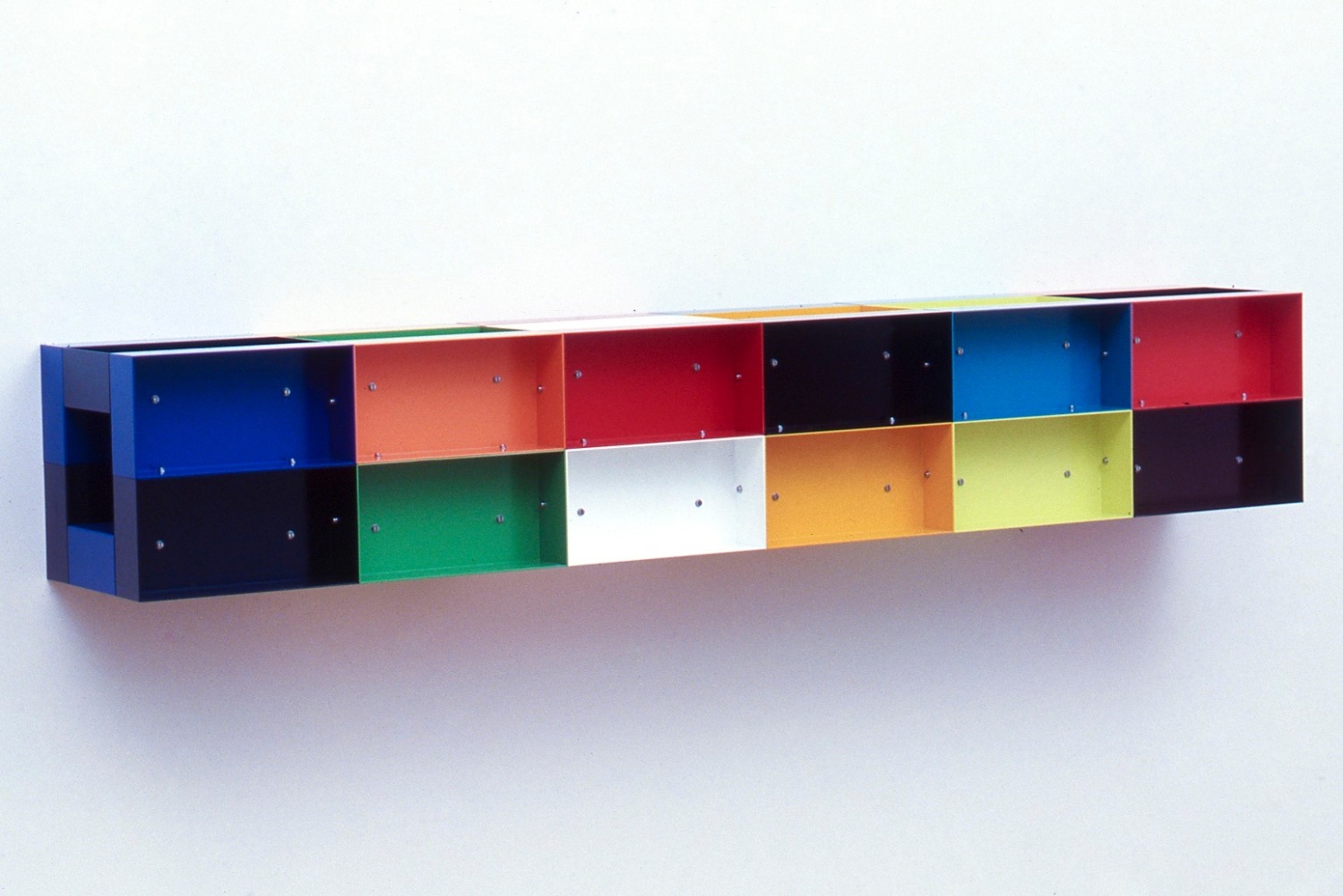 Donald Judd &quot;Untitled&quot; 1985 Painted aluminum 11 7/8&quot; x 82 3/4&quot; x 11 7/8&quot;