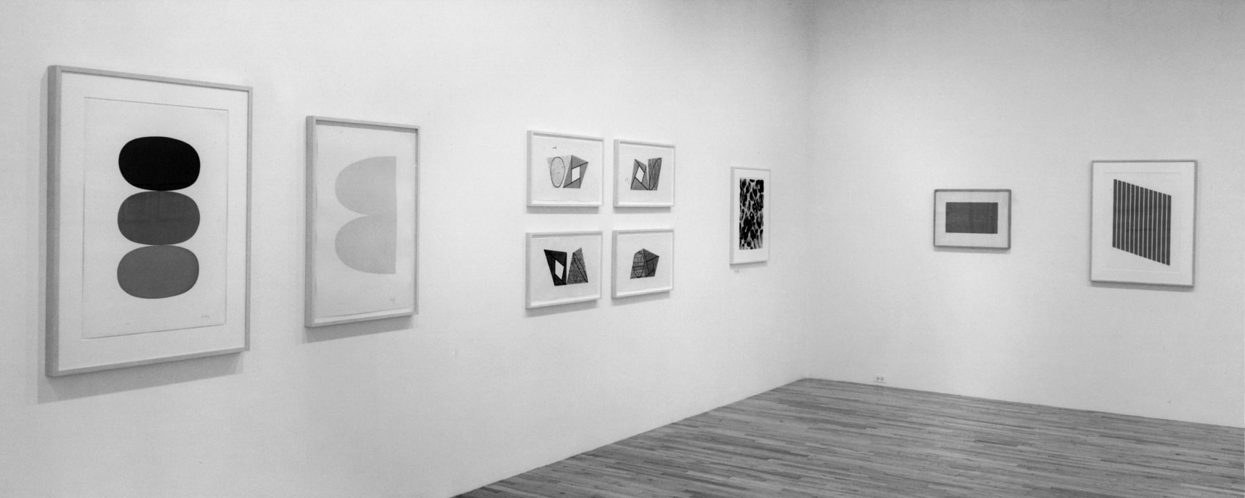 Installation view, Group Print Exhibition, Paula Cooper Gallery, 155 Wooster Street, New York, December 5 - 22, 1990. Photo: D. James Dee.