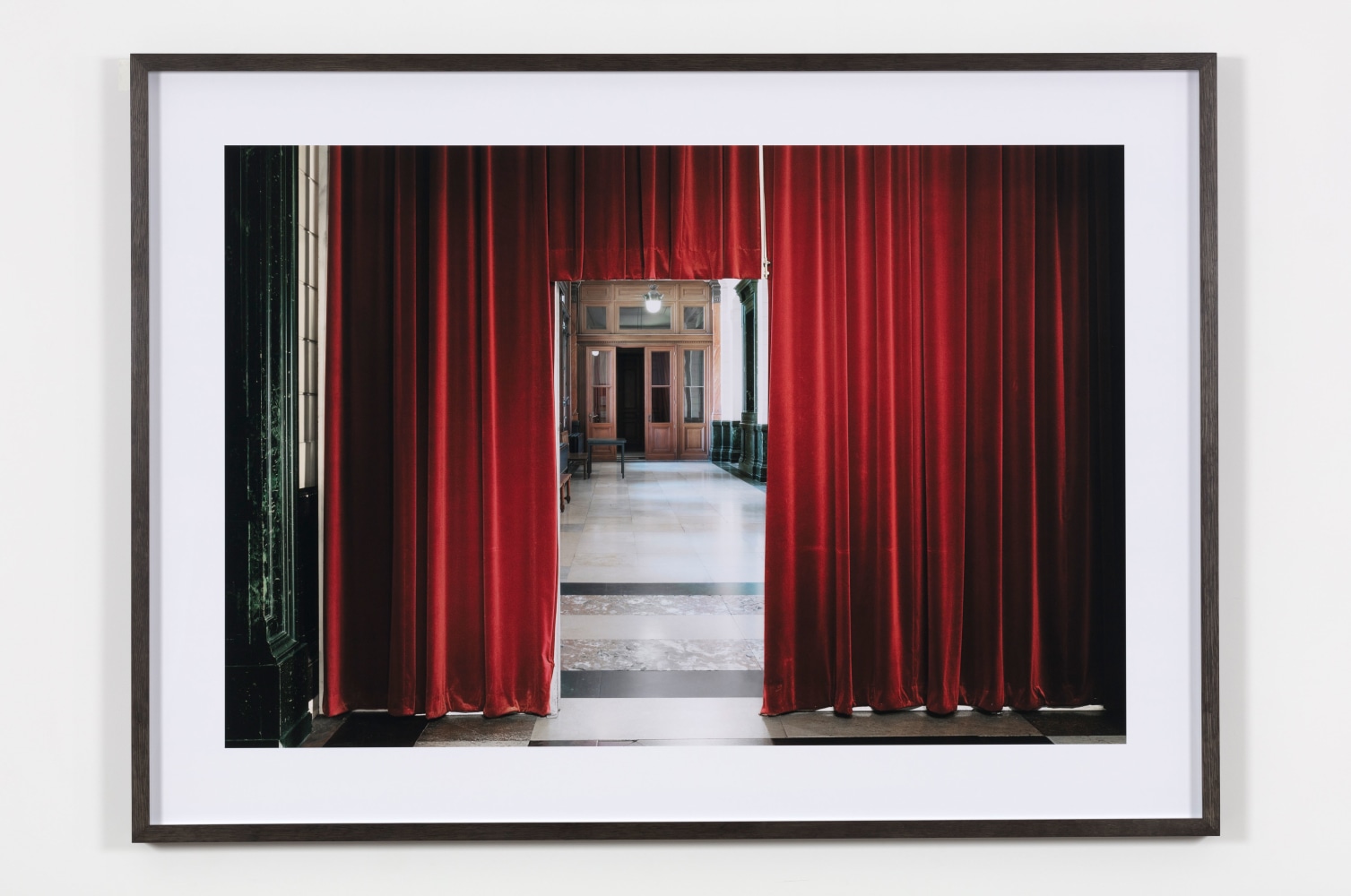 Carey Young Theatre of Punishment, 2017 digital c-type photograph 43 1/2 x 60 x 2 in. (110.5 x 152.4 x 5.1 cm)