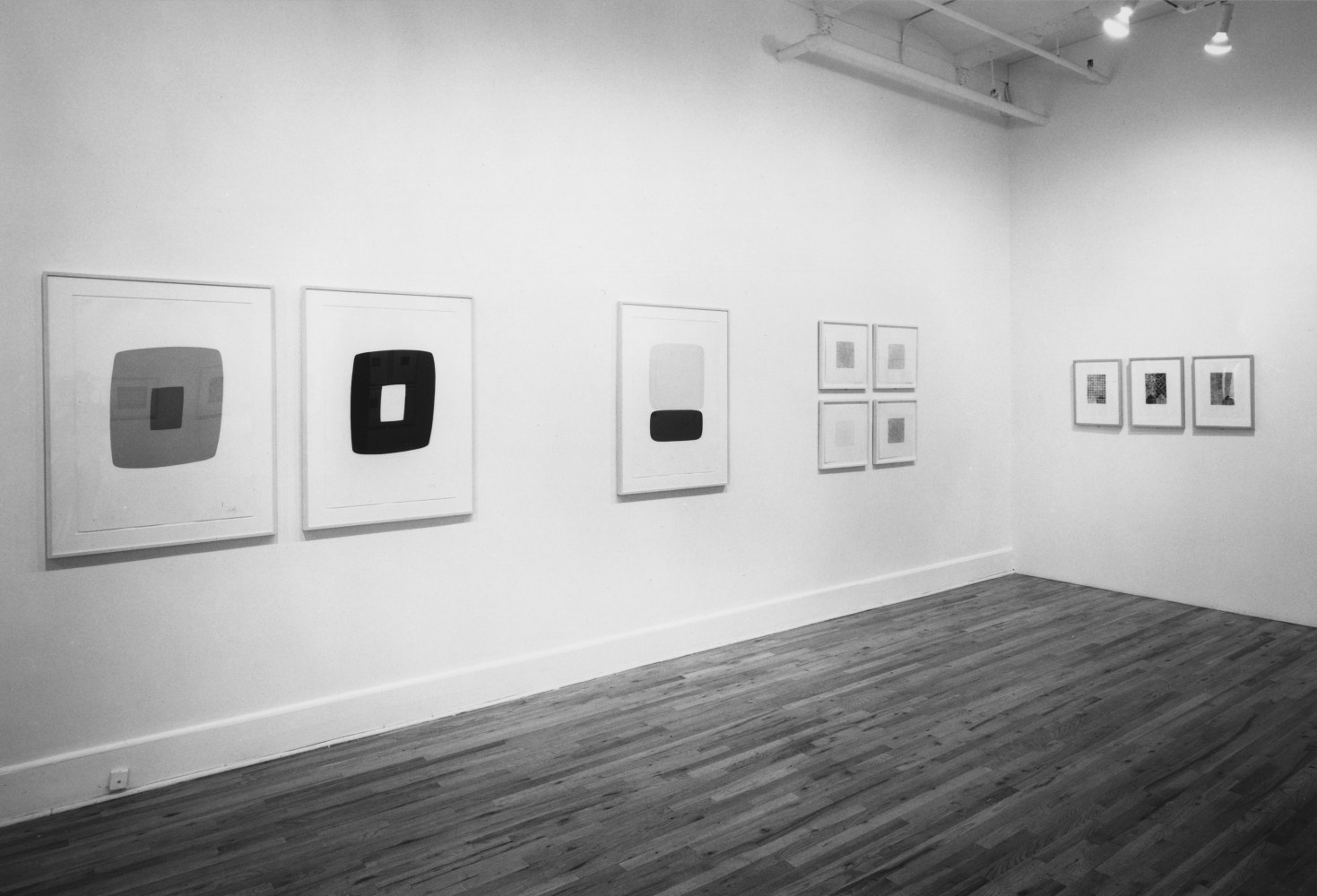 Installation view, Prints from the 1960's and 1970's, Paula Cooper Gallery, 149 Wooster Street, New York, January 20 - February 20, 1993. Photo: Geoffrey Clements