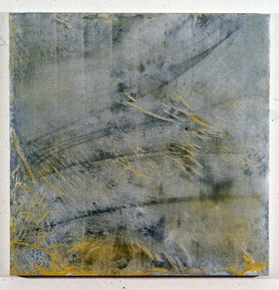 Rudolf Stingel &quot;Untitled&quot; 1993 Oil an enamel on canvas 60 1/8&quot; x 60&quot; x 2 1/8&quot;