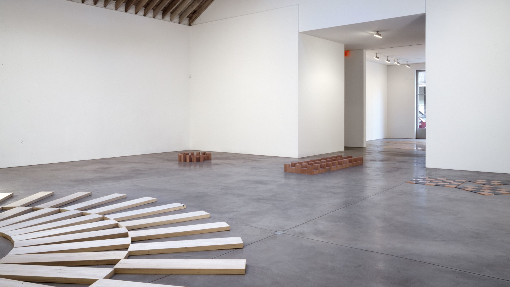 Installation view, New Work, Paula Cooper Gallery, 534 W 21st Street, New York. October 21 - November 28, 1998. © 2025 Carl Andre / Artists Rights Society (ARS), New York. Courtesy Paula Cooper Gallery, New York. Photo: Adam Reich.