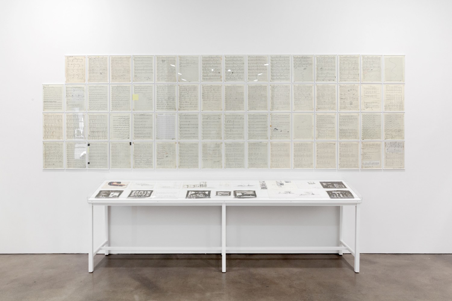 Installation view, Robert Wilson, Einstein on the Beach, September 12 – October 20, 2012