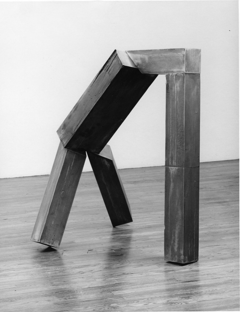 Joel Shapiro &quot;Untitled&quot; 1987 Bronze 48 3/8&quot; x 51&quot; x 34 1/4&quot;