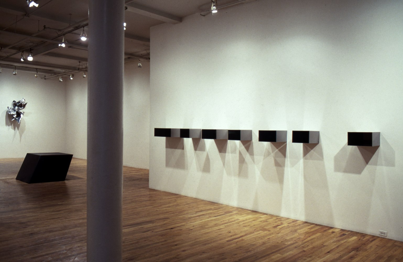 Installation view, Changing Group Exhibition, Paula Cooper Gallery, 155 Wooster Street, New York, 1986. Photo: James Dee.