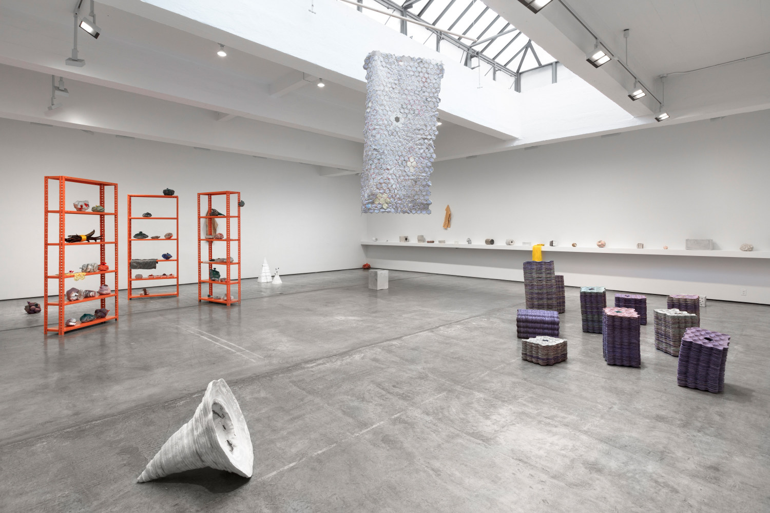 Installation view, Veronica Ryan, The Weather Inside, September 7 – October 19, 2019