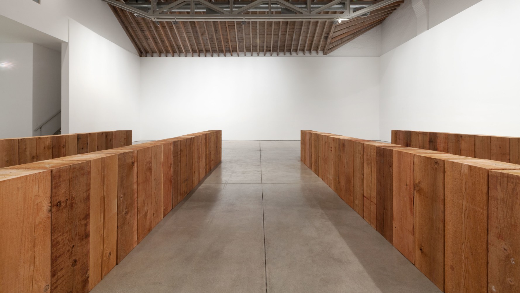 Installation view, Carl Andre, Redoubt, October 27 – December 22, 2012