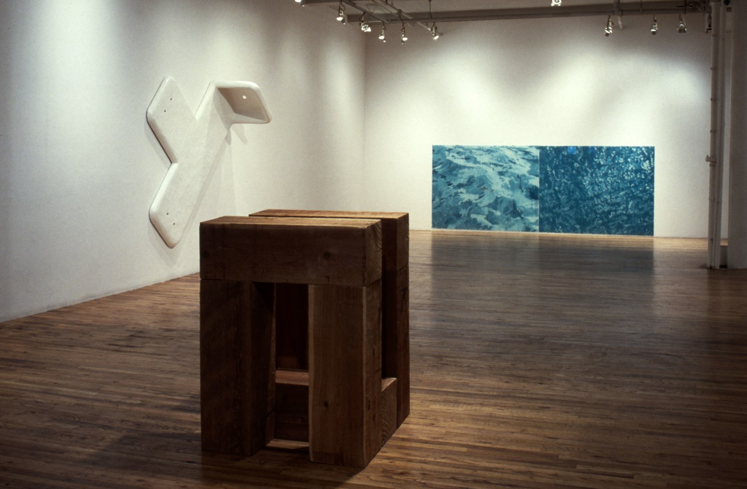 Installation view, Changing Group Exhibition, Paula Cooper Gallery, 155 Wooster Street, New York, 1986. Photo: James Dee.