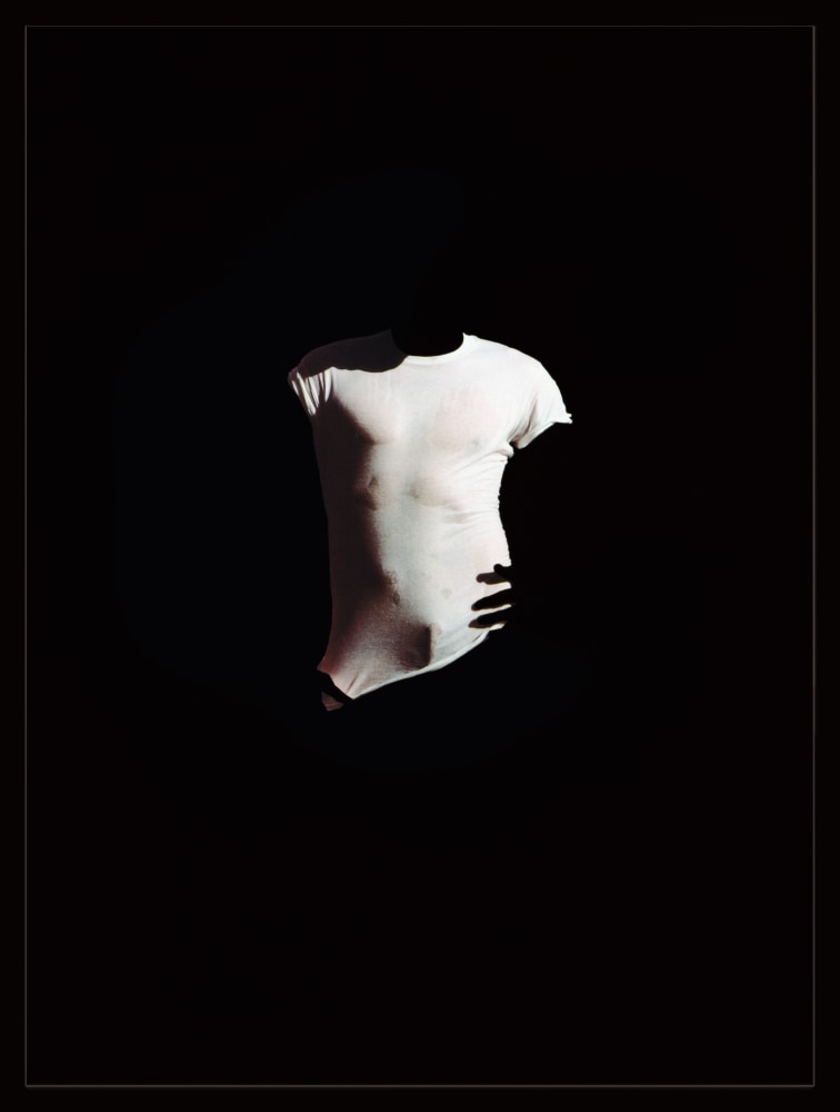 Sarah Charlesworth White T-Shirt, 1983 Cibachrome with lacquered wood frame 42 x 32 in. (81.3 x 106.7 cm), Edition of 3, 2 APs