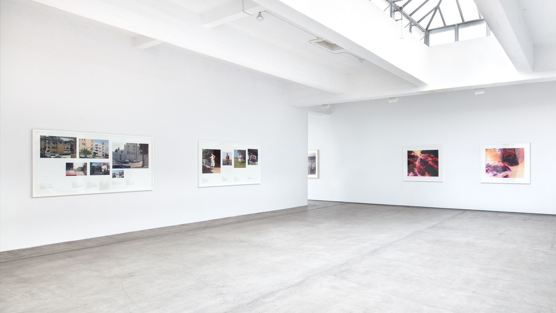 Installation view, Sophie Calle, Christian Marclay, Paul Pfeiffer, Walid Raad, Michael Sailstorfer, Carey Young, January 7 – February 25, 2012