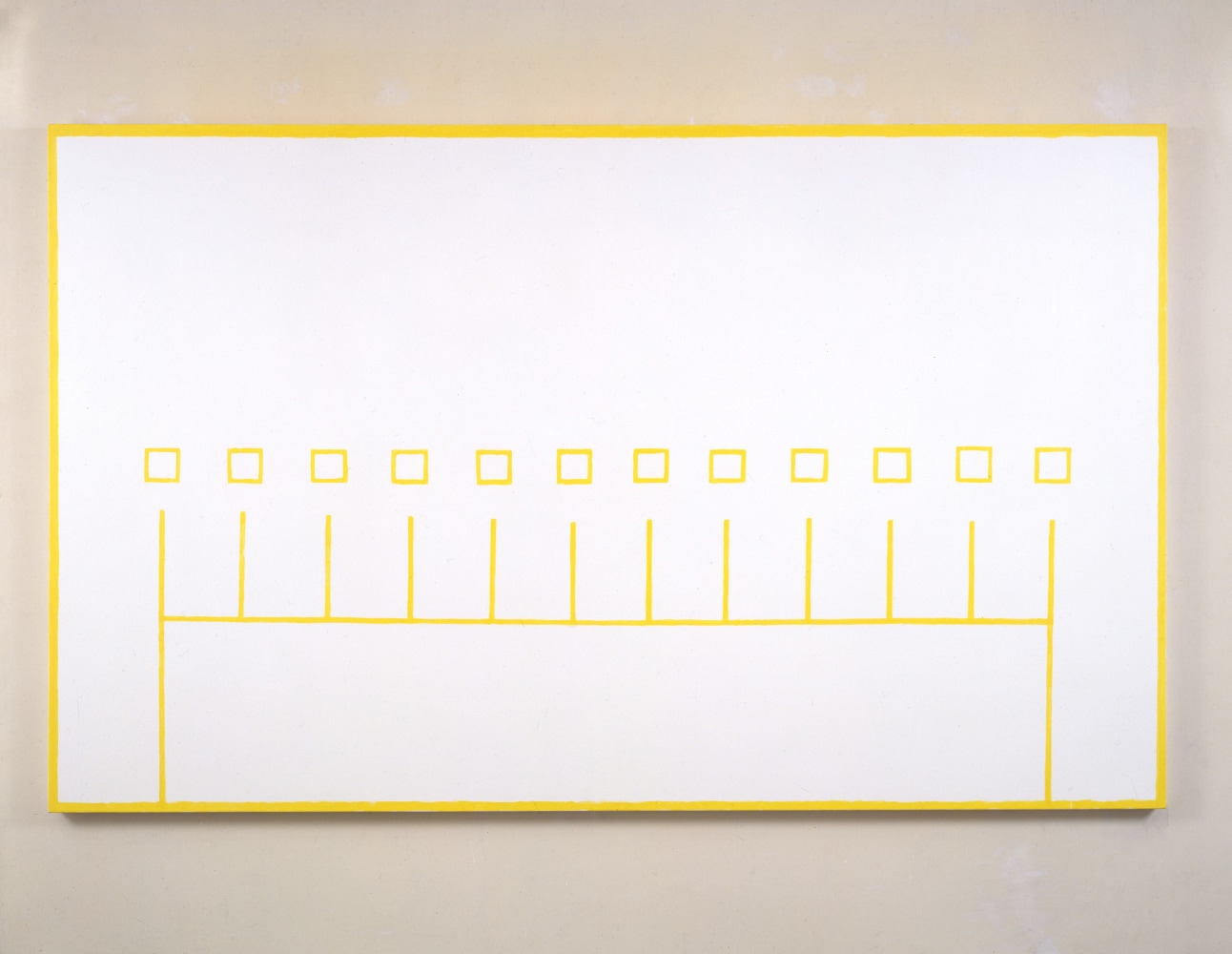 Dan Walsh &quot;Untitled&quot; 1993 Acrylic on canvas 55&quot; x 90&quot;