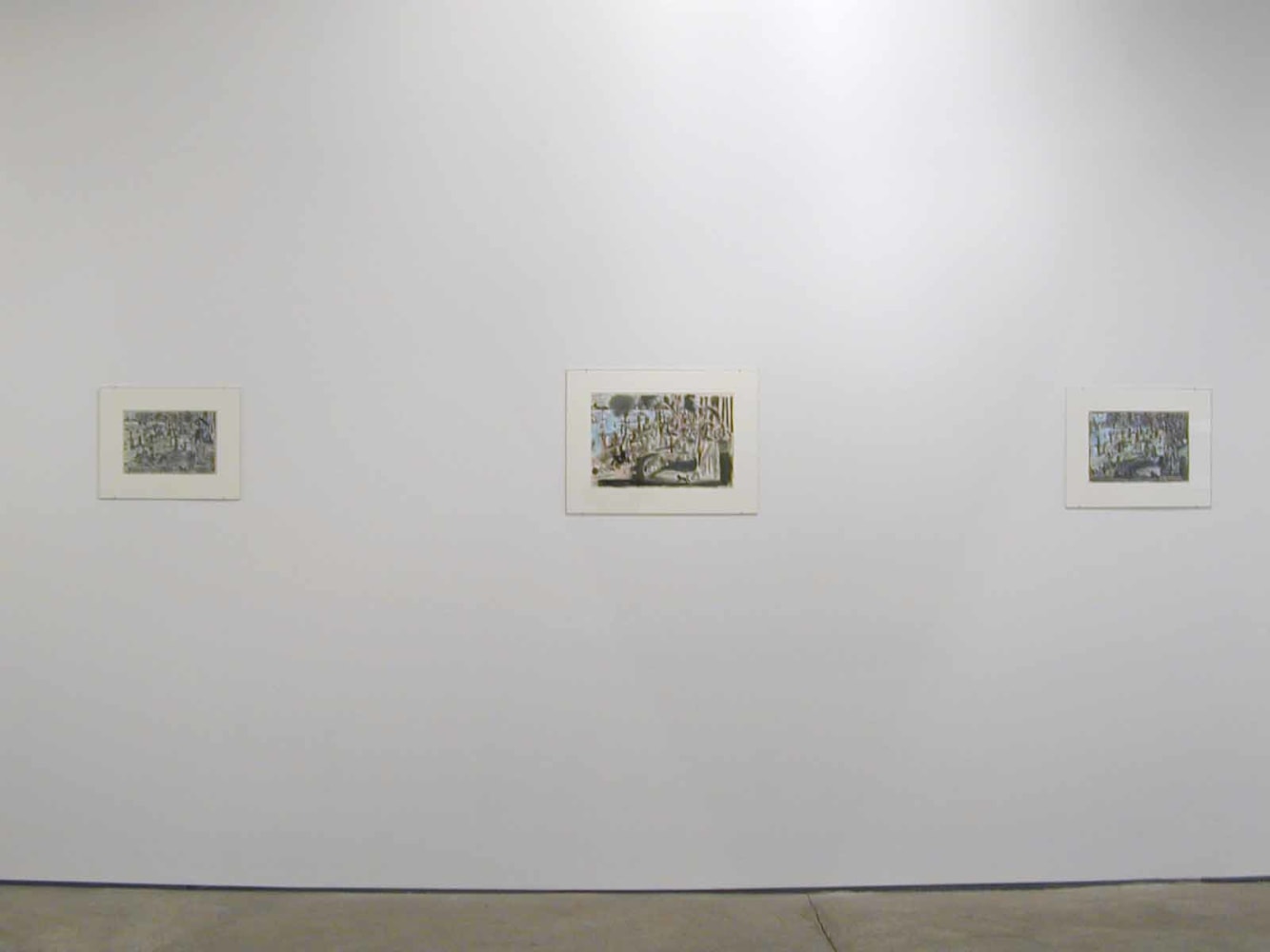 Installation view, Michael Hurson, Paula Cooper Gallery, 521 W 21st Street, New York. September 3 - October 12, 2002. © Debra H. Georhe. Courtesy Paula Cooper Gallery. New York.