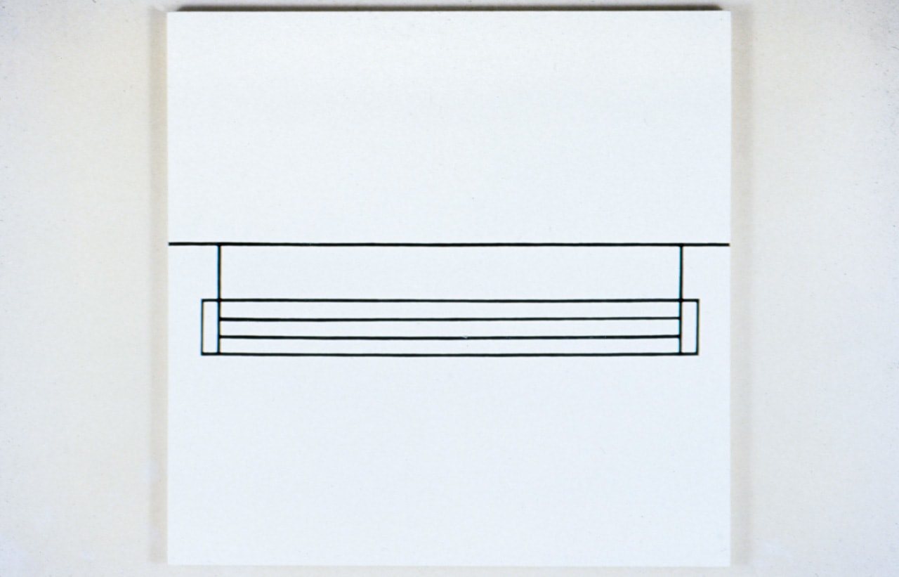 Dan Walsh &quot;Compulsories&quot; 1992 Acrylic on canvas 60&quot; x 60&quot;