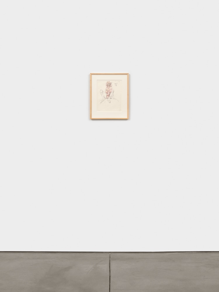 Claes Oldenburg Medusa, 1969 ball point pen and colored pencil on paper 11 x 8 1/2 in. (27.9 x 21.6 cm) frame: 16 3/4 x 14 x 1 1/4 in. (42.5 x 35.6 x 3.2 cm)