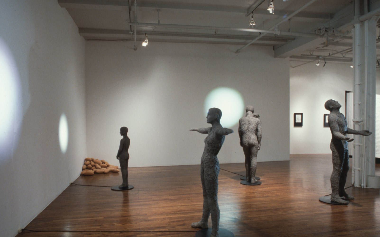Installation view, Forms of Nature, Paula Cooper Gallery, 155 Wooster Street, New York, March 2 - 28, 1990. © Jonathan Borofsky. Courtesy Paula Cooper Gallery, New York. Photo: Geoffrey Clements.