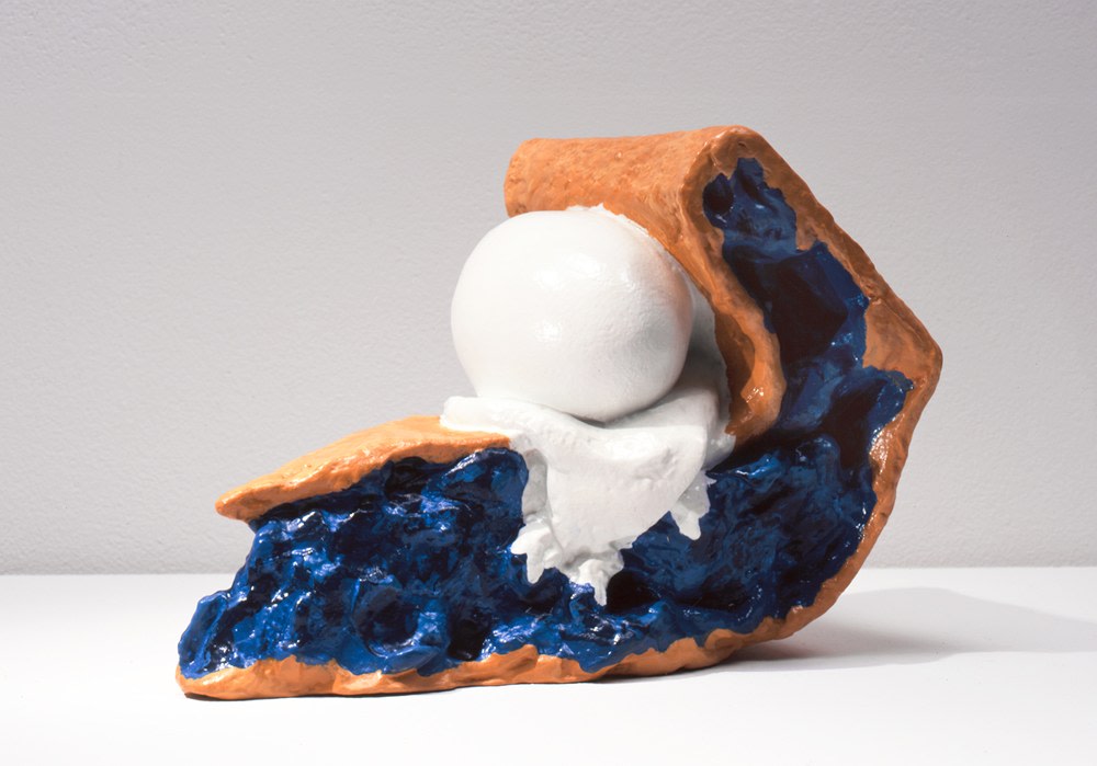 Claes Oldenburg & Coosje Van Bruggen "Canape Gazebo" 1999 Cast aluminum painted with latex 55 1/2 x 24 3/4 x 13 in.