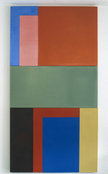 David Novros "Untitled" 1969 Oil on canvas 108 x 60 in.