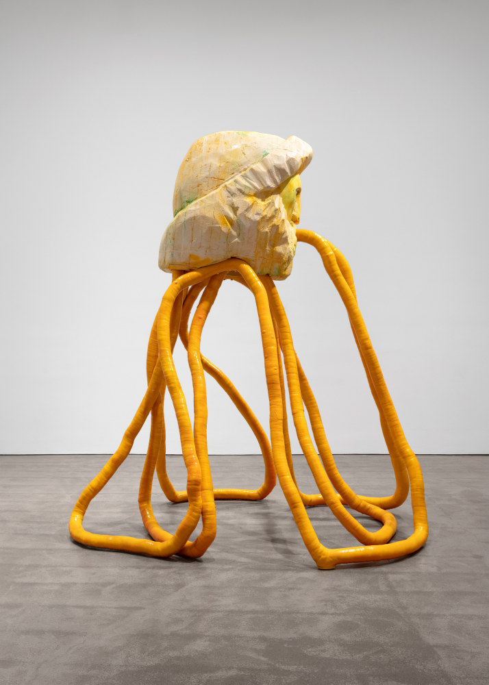 Justin Matherly
Eat yourself fitter, 2019
fiberglass resin, epoxy resin, acrylic lacquer spray paint, UV varnish 
96 x 56 x 77 in. (243.8 x 142.2 x 195.6 cm)