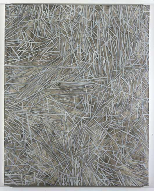 Julian Lethbridge "Untitled" 2002 Oil on linen 85 x 68 in.
