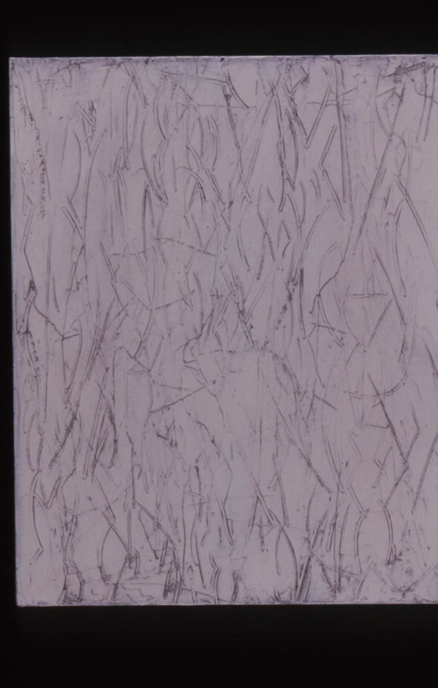 Julien Lethbridge &quot;Endless Column&quot; 1989 Oil on linen 32&quot; x 26&quot;