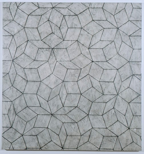 Julien Lethbridge &quot;Pensrose 1&quot; 1992 Oil on linen 72&quot; x 67&quot;