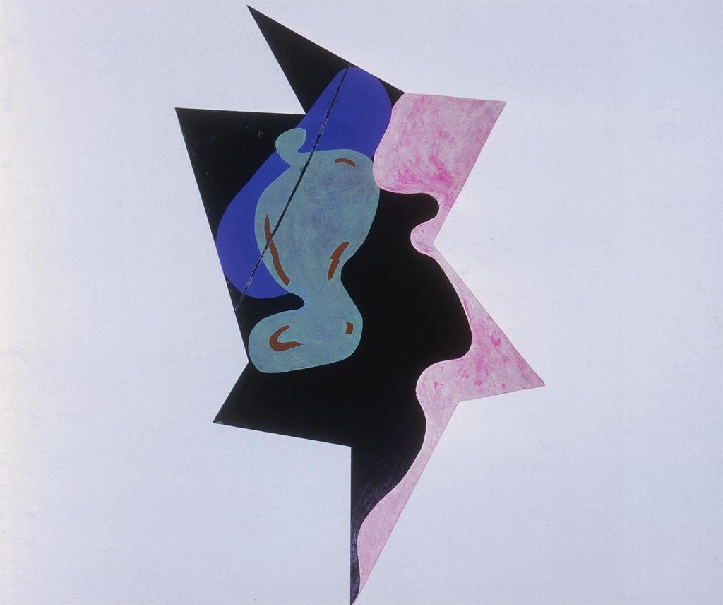 Elizabeth Murray &quot;Writer&quot; 1979 Oil on Canvas 137&quot; x 74&quot;