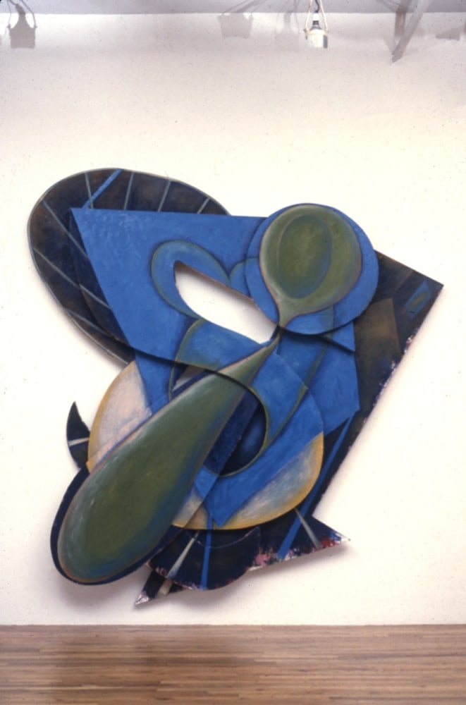 Elizabeth Murray &quot;1,2,3&quot; 1984 Oil on canvas 124 x 104 12&quot;