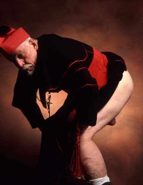 Andres Serrano "The Interpretation of Dreams (Cowboys and Indians)" 2000 Cibachrome, silicone, plexiglas, wood frame 60 x 49 1/2"