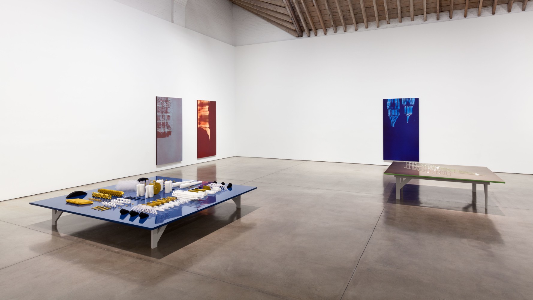 Installation view, Tauba Auerbach, Projective Instrument, January 9 – February 13, 2016