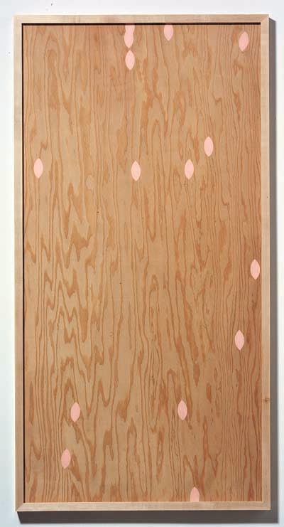 Sherrie Levine "Pink Knot: 1" 2003 Acrylic paint on plywood 96 x 48 in.
