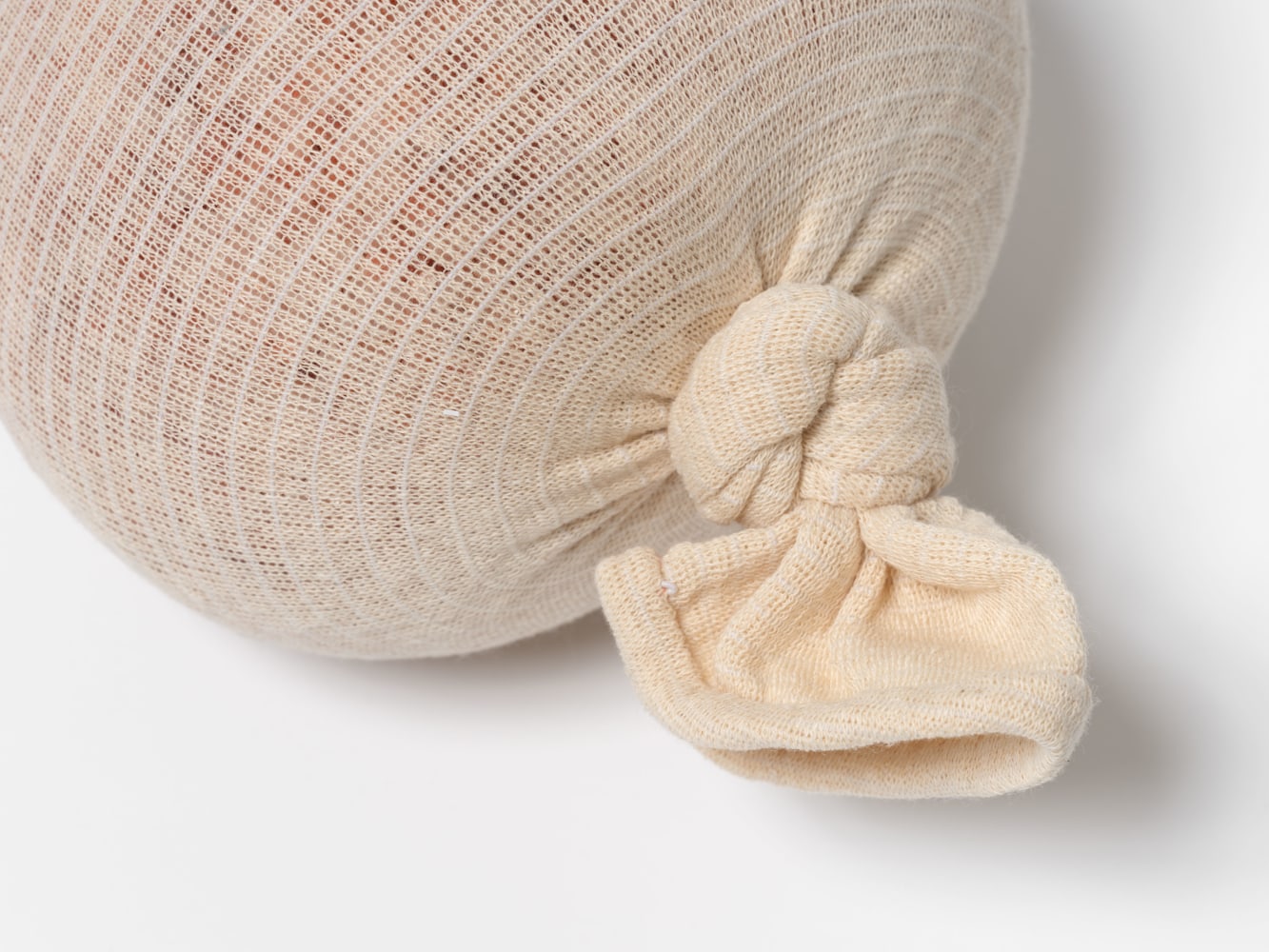 Veronica Ryan Rites in Saying Goodbye, 2024 himalayan salt, plaster bandage, and cotton stockinette bandage 5 1/2 x 18 1/2 x 6  in. (14 x 47 x 15.2 cm)