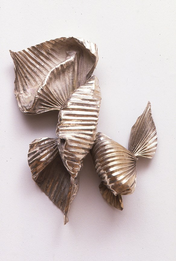 Lynda Benglis &quot;Lavilla&quot; 1990 Stainless steel mesh, bronze, silverplate 15 1/2&quot; x 13&quot; x 4 1/2&quot;