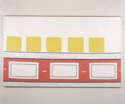 Dan Walsh "Rehearsal" 1999 Acrylic on canvas 55 x 90"