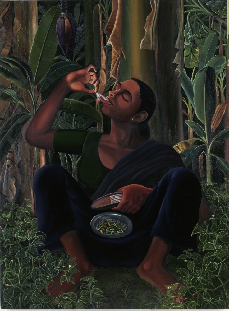 RATHEESH T., Leela, 2007, Oil on canvas, 92 x 122 cm / 36 x 48 in