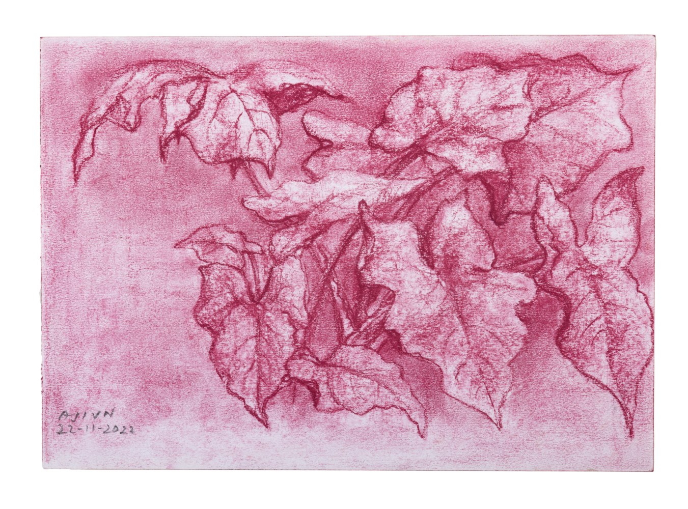 Untitled,2022
(Drawing 25)
Soft pastel on paper
8.2 x 11.8 inches / 21 x 30 cm
15.7 x 18.7 inches / 40 x 47.5 cm (framed dimensions)