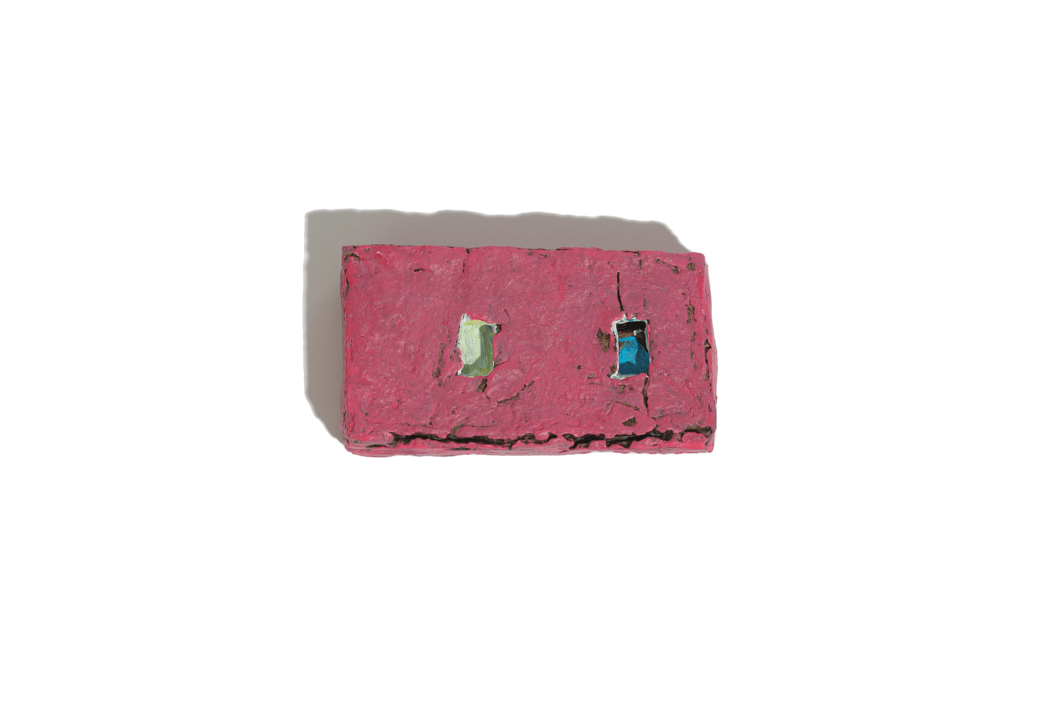 From the series Small Sculptures (Pink house)

2022

Cast bronze, paint

4 x 8 x 2 cm / 1.5 x 3 x 0.7 in

Ed. of 3