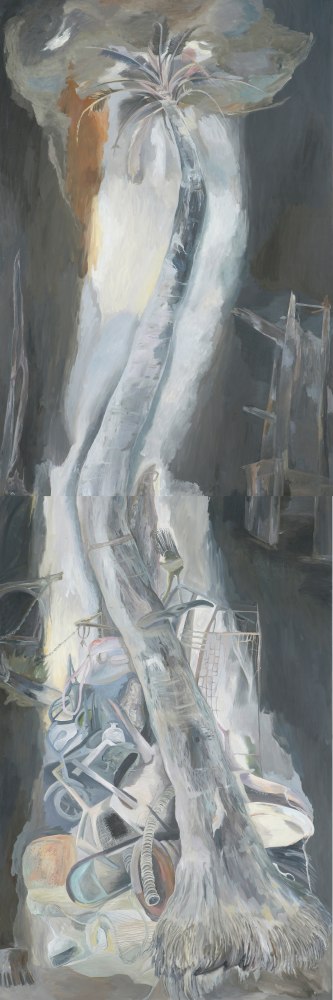 Otta, 2013-14, oil on canvas, 365.7 x 122 cm / 144 x 48 inches (diptych)